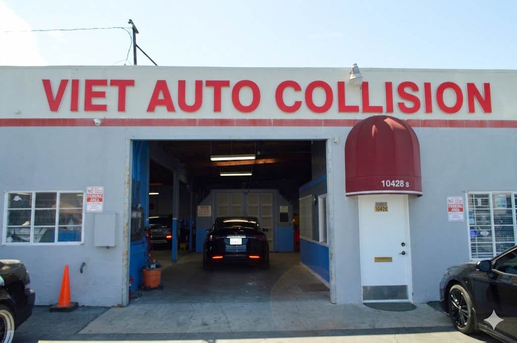 Completed vehicle — showroom-quality repaint and bodywork at Viet Auto Collision Garden Grove CA