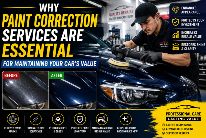 Why Paint Correction Services Are Essential for Maintaining Your Car’s Value — Viet Auto Collision