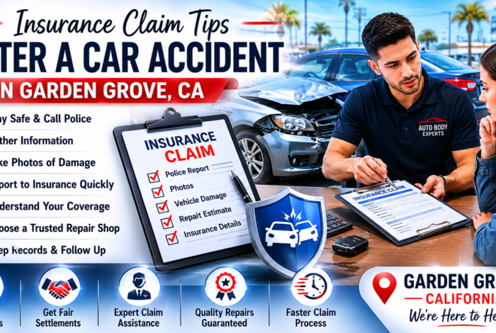 Insurance Claim Tips After a Car Accident in Garden Grove CA — Viet Auto Collision