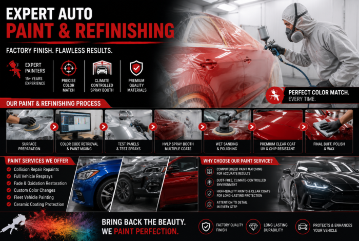 Paint & Refinishing — Viet Auto Collision