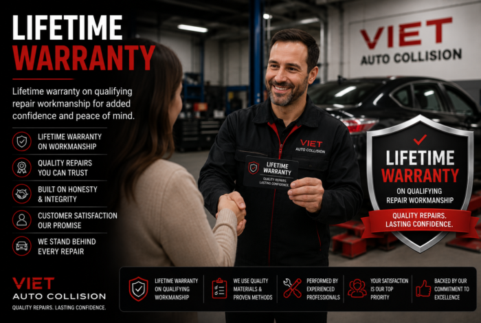 Workmanship Warranty — Viet Auto Collision