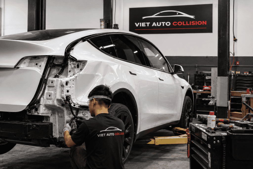 What Actually Happens When a Tesla or EV Needs Collision Repair in Garden Grove