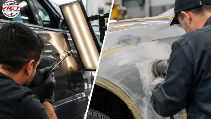 Paintless Dent Repair vs. Traditional Bodywork: Why We Don’t Use PDR on Every Dent — Viet Auto Collision