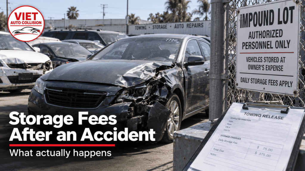 Your Car Got Towed After an Accident. Here’s How the Storage Fees Actually Work.