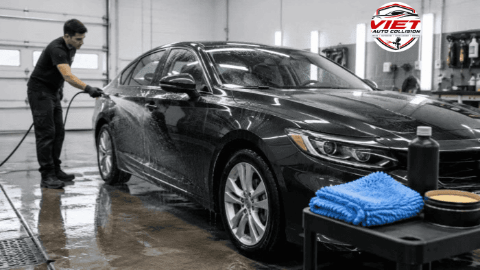 When Can You Actually Wash or Wax Your Car After a Paint Job? — Viet Auto Collision Blog