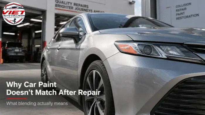 Your Repaired Panel Doesn’t Quite Match the Rest of the Car? Here’s What ‘Blending’ Actually Means — Viet Auto Collision Blog