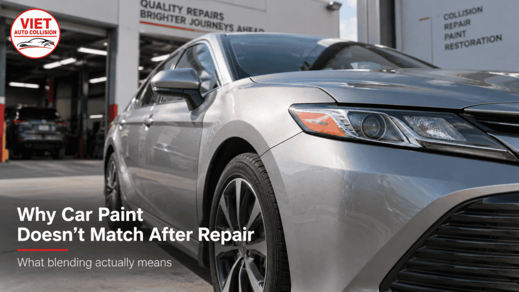 Your Repaired Panel Doesn’t Quite Match the Rest of the Car? Here’s What ‘Blending’ Actually Means