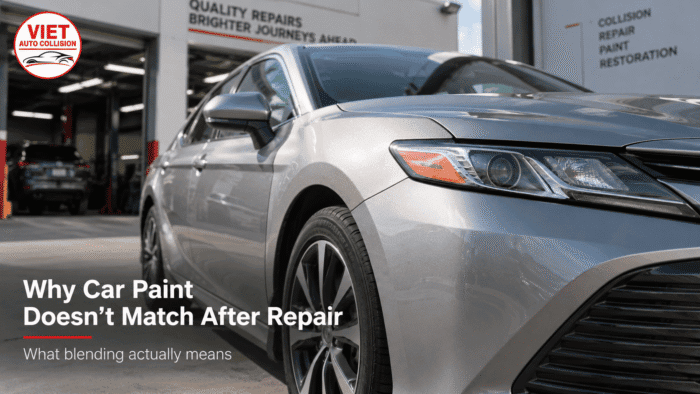 Your Repaired Panel Doesn’t Quite Match the Rest of the Car? Here’s What ‘Blending’ Actually Means — Viet Auto Collision Blog